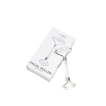 Roller Facial de cuarzo transparente